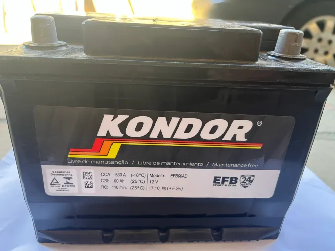 Bateria de automóvel novinha