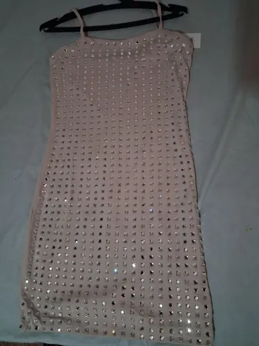 Vestido pedraria