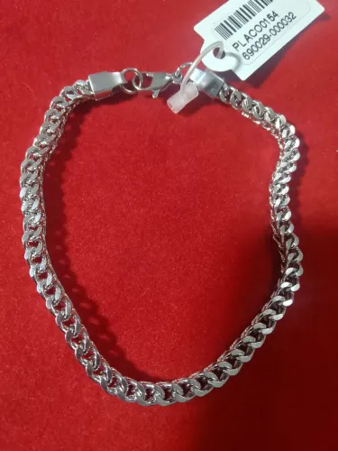 CONJUNTO CORRENTE MAIS PULSEIRA AÇO INOXIDÁVEL.