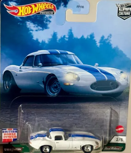 Miniatura Hot Wheels Premium Jaguar E-Type 1:64