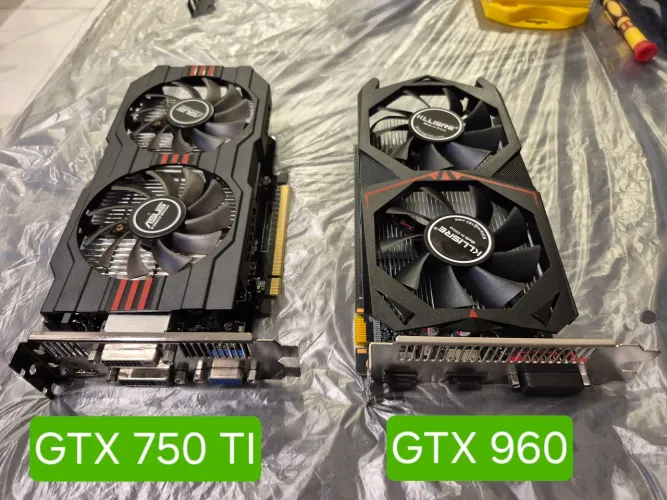 Placa de video GTX750TI e GTX960