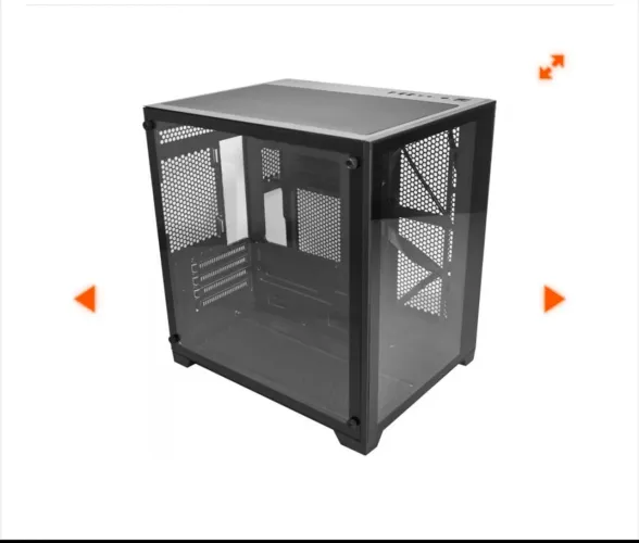 Gabinete aquário gamer K-MEX Mid tower