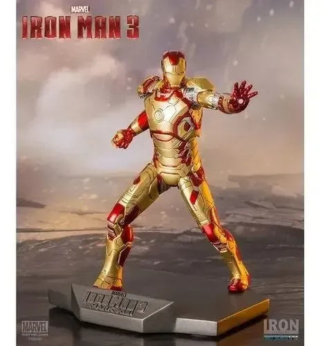 Estátua Iron Man (Mark 42) Art Scale 1/10 Iron Studios  - Lacrada 