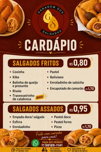 Salgados Fritos / Congelados 0,75
