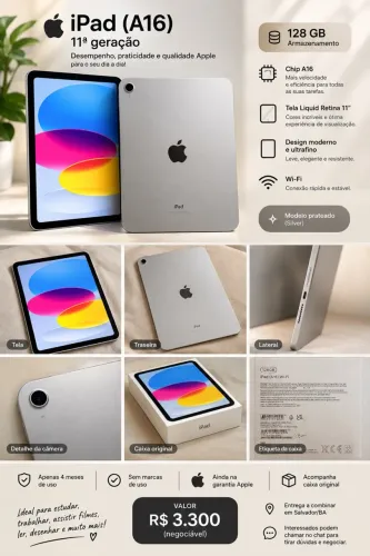 iPad 11 (A16) 128GB 