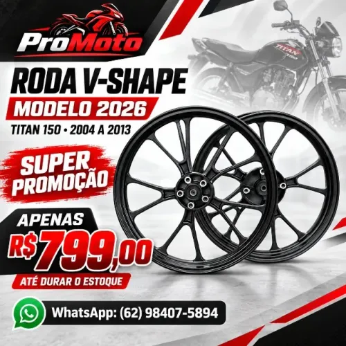 rodas para moto titan 150 titan 160  biz bros leia 