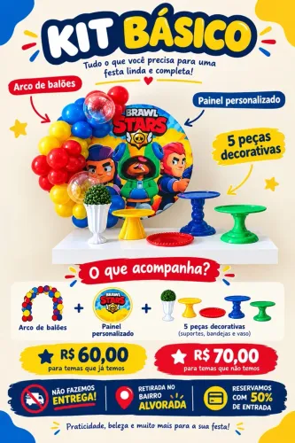 Mini Festas - Pegue e Monte