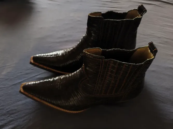 Bota Texana Couro Westcountry Bico Fino