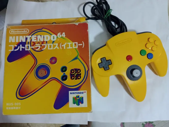 Nintendo N64 Controle Original Na Caixa