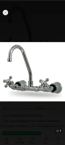 Misturador Cozinha Mesa Parede Flex Chuveirinho 100% Metal
