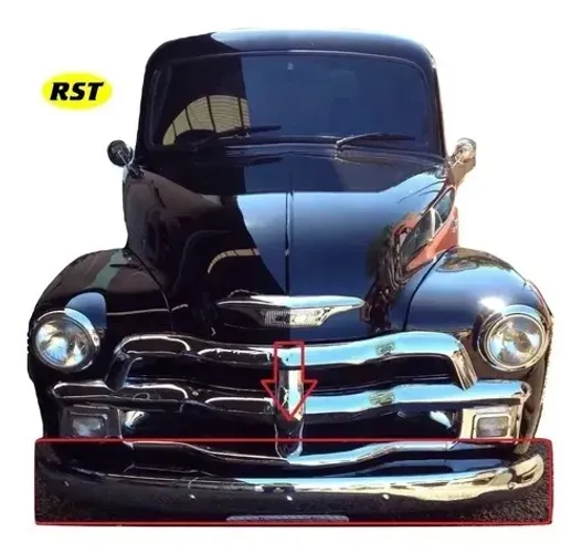 Saia Bigode Para-choque Dianteiro Chevrolet 3100 1954 Boca de Bagre Chapa 18