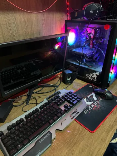 Pc gamer Pichau completo (monitor, mouse,headset,teclado)