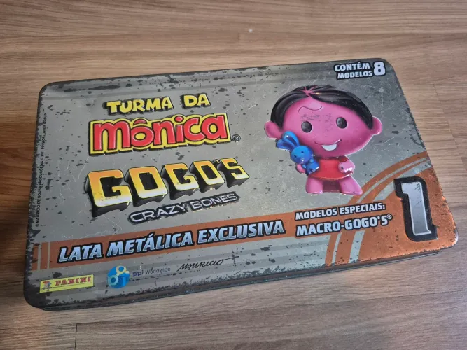 Gogo's Crazy Bones - Turma Da Mônica - Lata Metálica