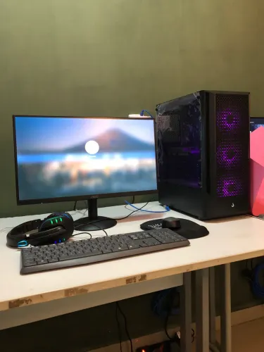 Pc gamer com placa de vídeo
