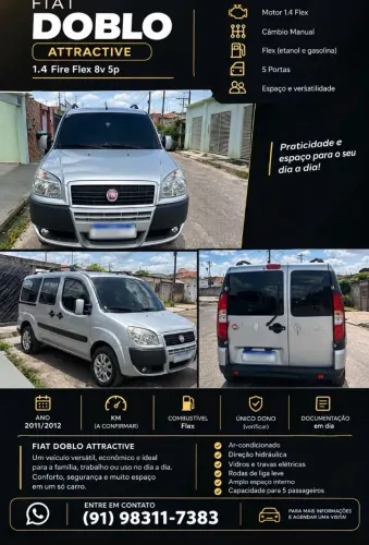 Fiat Doblo Attractive 1.4 Fire Flex 8V 5P 2016