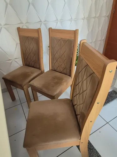 Vendo 6 cadeiras semi novas $900,00