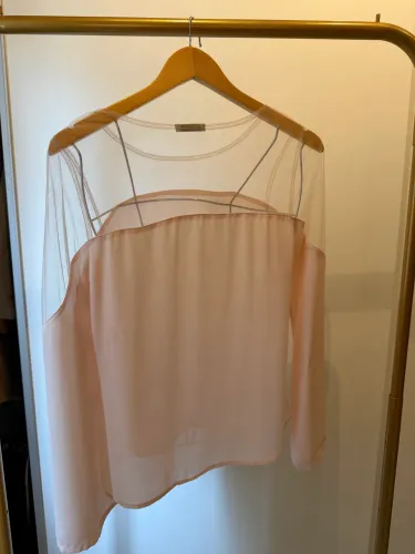 Blusa com transparência (m)
