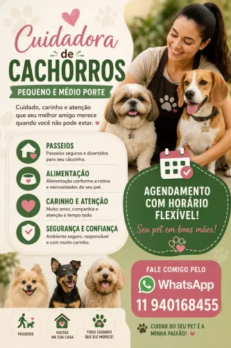 Cuidadora de cachorros
