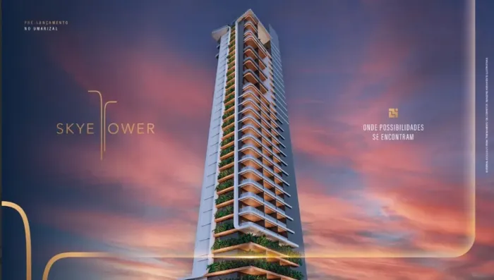 SKYE TOWER, 67M², 2 QUARTOS SENDO 1 SUÍTE, 1 VAGA, UMARIZAL
