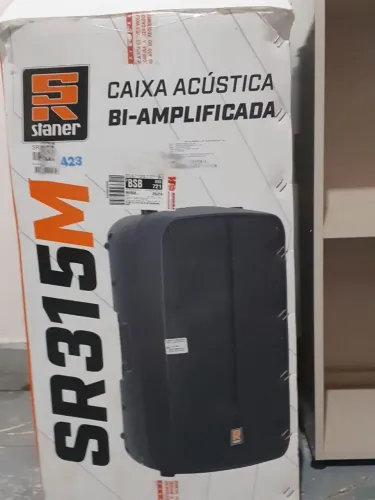 Caixa ativa Staner sr315m. Na caixa com NF