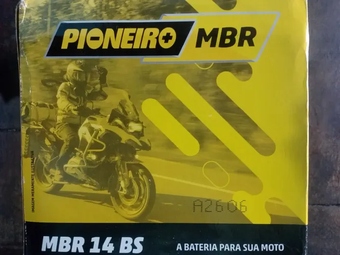 Bateria Pioneiro MBR 14 BS - Nova, Sem Uso! ?