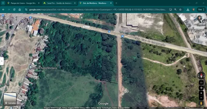 Área 50.000m na Muribeca ótimo para MCMV
