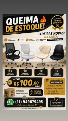 CADEIRAS NOVAS 