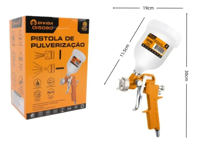 PISTOLA DE PULVERIZAÇÃO