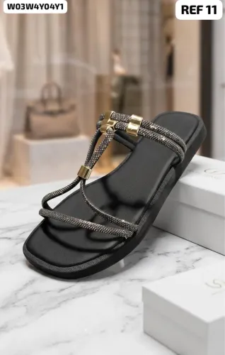 Chinela estilo Papete feminina bem confortável