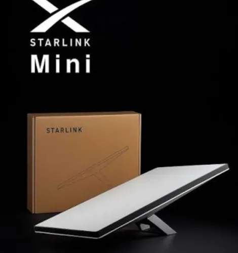 Starlink mini+cabo veicular com estabilizador