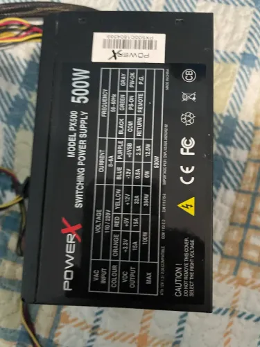Fonte para Pc 500w PowerX