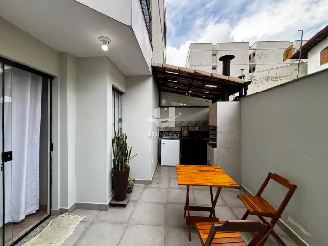 Lindo apartamento com churrasqueira para locação no Vale do Ipê. Raridade!