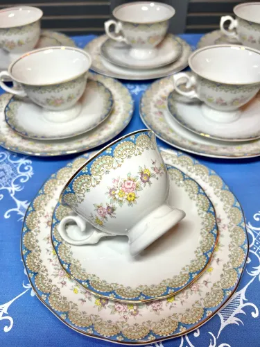 6 Trios de Chá | Porcelana Schmidt
