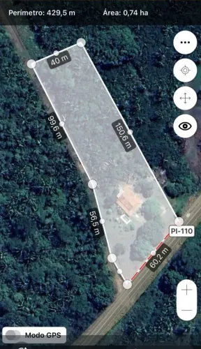 Vendo terreno com casa na localidade Paraíso município de Miguel Alves
