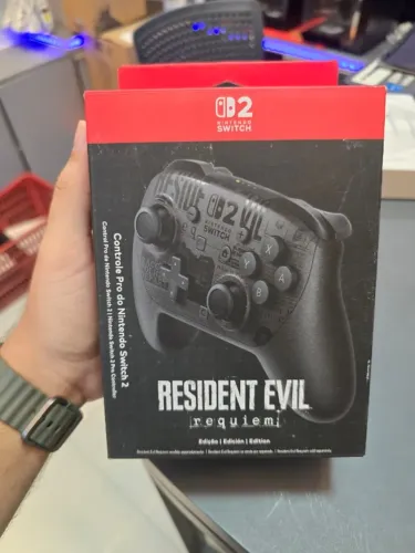 CONTROLE NINTENDO SWITCH PRO RESIDENT EVIL