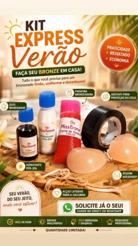 Produtos para bronzeamento em casa