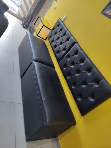 Puf baú com encosto 