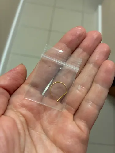 Piercing nariz D-ring