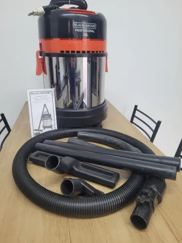 Aspirador Black & Decker Profissional Água e Pó AP4850 220V Com Cesto em Inox