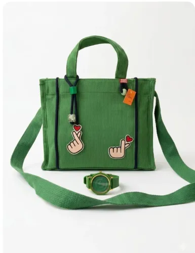 Bolsa K-POP + Relógio ou Pulseira