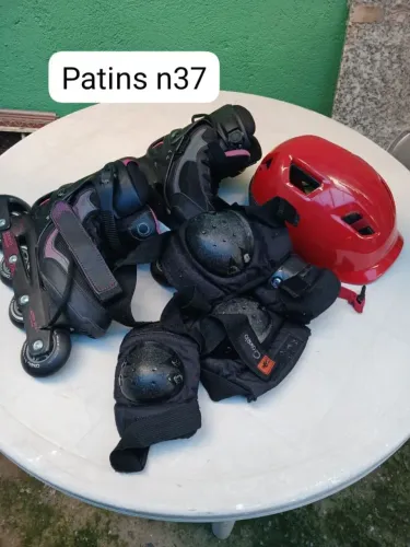 Patins N 37 kit completo 