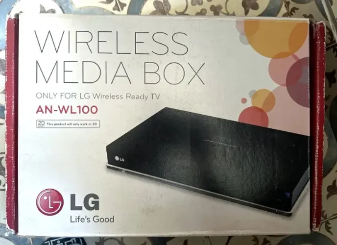 LG Wireless Media Box AN-WL100 - Completo na Caixa - p/ TV LG Wireless Ready