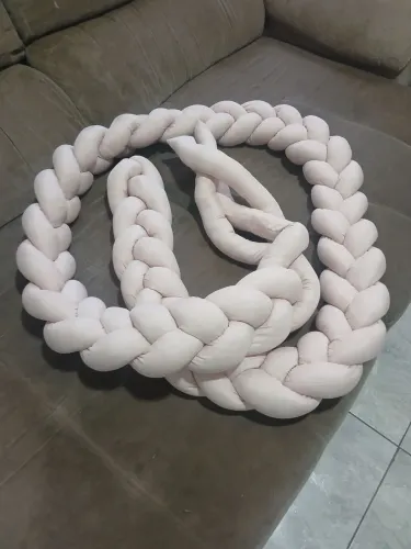 Trança Rosa P/ Berço