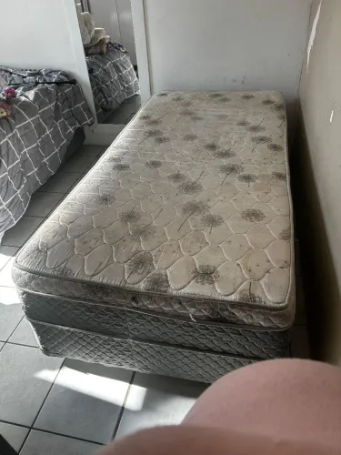 Cama box Queen solteiro valor 150,00