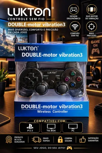 Controle para Playstation 3 sem fio Novo Promoção 
