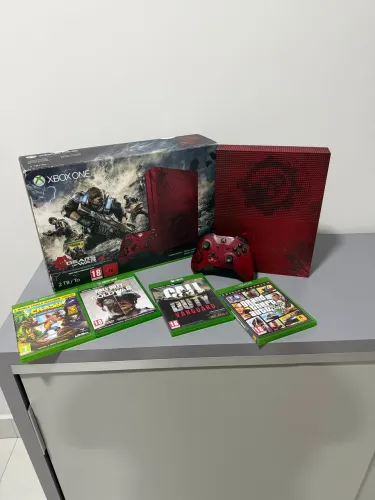 Xbox one S 2 TB Edição Especial GEARS OF WAR 4