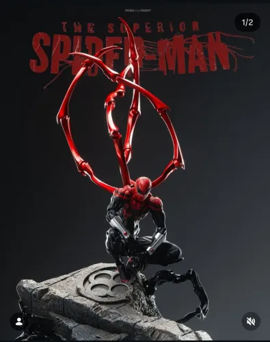 Mess Toys Superior Spiderman/homem aranha 1/12