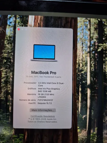 MacBook Pro 13? 2017 - i5, 16GB RAM - Excelente estado + acessórios