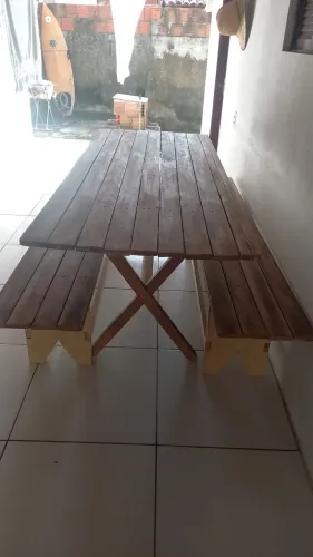 Mesa madeira 2 metros
