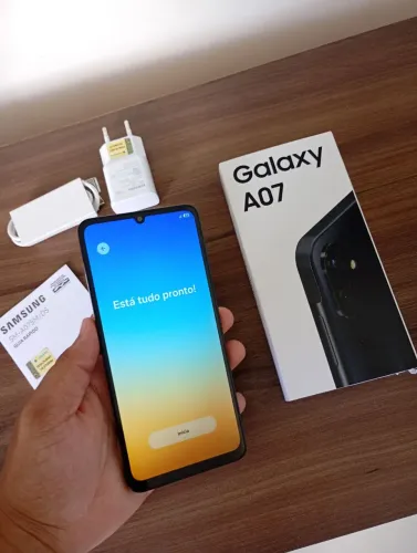 Samsung Galaxy A07 128GB + 4GB RAM - Novo! Caixa+acessórios.